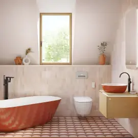Умивальник Artis Villeroy & Boch 417943BCW8 Rust — бічний ракурс