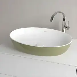 Умивальник Artis Villeroy & Boch 419861BCS8 Sage Green — вид ззаду