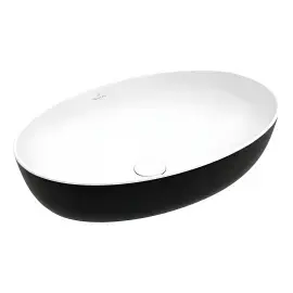 Умивальник Artis Villeroy & Boch 419861BCT8 Coal Black — вид на білому тлі