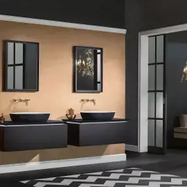 Умивальник Artis Villeroy & Boch 419861BCT8 Coal Black — бічний ракурс