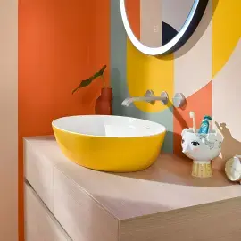 Умивальник Artis Villeroy & Boch 419861BCW9 Indian Summer — вид ззаду