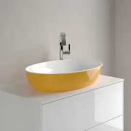 Умивальник Artis Villeroy & Boch 419861BCW9 Indian Summer — в інтерʼєрі ванної кімнати