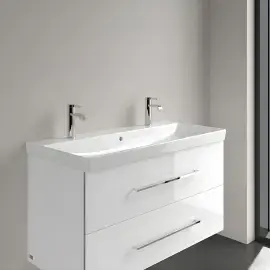Умивальник Avento Villeroy & Boch 4156A401 Alpine White — бічний ракурс