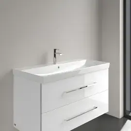 Умивальник Avento Villeroy & Boch 4156A501 Alpine White — вид ззаду