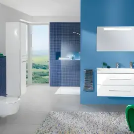 Умывальник Avento Villeroy & Boch 4156A5R1 — боковой ракурс