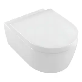Унітаз Avento Villeroy & Boch 5656HRR1 White Alpin CeramicPlus — вид на білому тлі