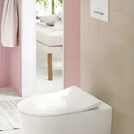 Унітаз Avento Villeroy & Boch 5656RSR1 White Alpin CeramicPlus — вид згори