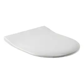 Сидіння з кришкою для унітазу SlimSeat (SoftClosing і QuickRelease) Avento Villeroy & Boch 9M87S101 — вид на білому тлі