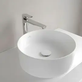 Умывальник Collaro Villeroy & Boch 4A1840RW White Alpin — ракурс 3/4