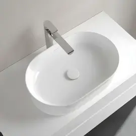 Умивальник Collaro Villeroy & Boch 4A1956R1 Alpine White CeramicPlus — вид згори