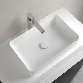 Умивальник Collaro Villeroy & Boch 4A2056R1 Alpine White CeramicPlus — вид ззаду