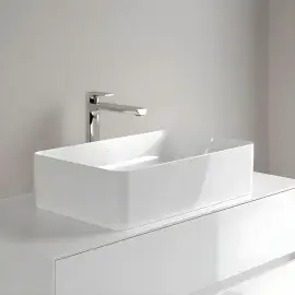 Умивальник Collaro Villeroy & Boch 4A2056R1 Alpine White CeramicPlus — вид всередину