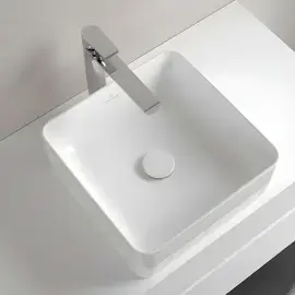 Умивальник Collaro Villeroy & Boch 4A213801 Alpine White — вид спереду