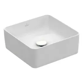 Умивальник Collaro Villeroy & Boch 4A2138R1 Alpine White CeramicPlus — вид на білому тлі