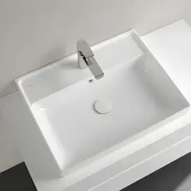 Умивальник Collaro Villeroy & Boch 4A336GR1 Alpine White CeramicPlus — вид ззаду