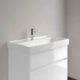 Умивальник Collaro Villeroy & Boch 4A3380R1 Alpine White CeramicPlus — ракурс 3/4
