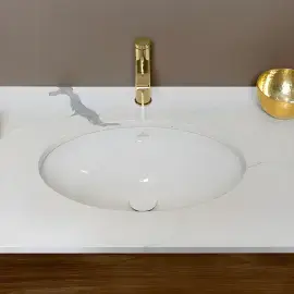 Умивальник Evana Villeroy & Boch 61440001 Alpine White — бічний ракурс