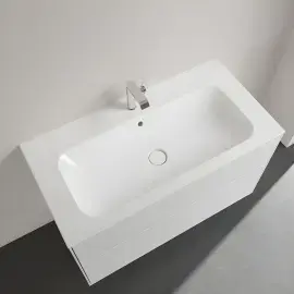 Умивальник Finion Villeroy & Boch 4164ABR1 100 х 50 см — ракурс 3/4