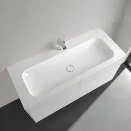 Умивальник Finion Villeroy & Boch 4164C2R1 — деталь крупним планом