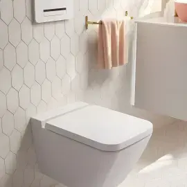 Унітаз Villeroy & Boch Finion з сидінням (SoftClosing, QuickRelease) Villeroy & Boch 4664R0R1 + 9M88S1R1 — вид спереду