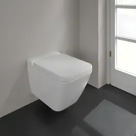 Унітаз Villeroy & Boch Finion з сидінням (SoftClosing, QuickRelease) Villeroy & Boch 4664R0R1 + 9M88S1R1 — ракурс 3/4
