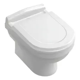Унітаз Hommage Villeroy & Boch 6661B0R1 White Alpin CeramicPlus — вид на білому тлі