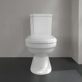 Унітаз-компакт Hommage Villeroy & Boch 666210R1 + 772111R1 White Alpin CeramicPlus — ракурс 3/4