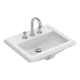 Умивальник Hommage Villeroy & Boch 710263R1 Alpine White CeramicPlus — вид ззаду