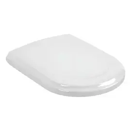 Сидение с крышкой для унитаза (SoftClosing и QuickRelease) Hommage Villeroy & Boch 8809S6R1 — вид на белом фоне