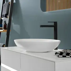 Умивальник Loop & Friends Villeroy & Boch 4A450001 Alpine White — вид ззаду
