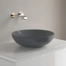 Умивальник Loop & Friends Villeroy & Boch 4A4601i4 Graphite CeramicPlus — вид згори