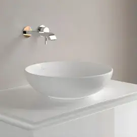 Умивальник Loop & Friends Villeroy & Boch 4A4601RW Stone White CeramicPlus — вид всередину