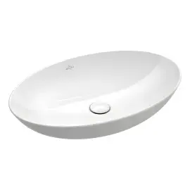 Умивальник Loop & Friends Villeroy & Boch 4A480001 Alpine White — вид на білому тлі