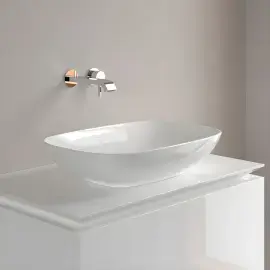 Умивальник Loop & Friends Villeroy & Boch 4A490101 Alpine White — вид ззаду