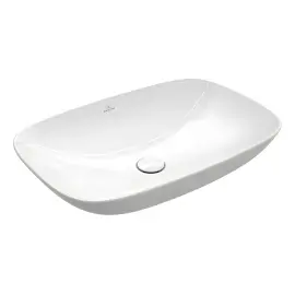 Умивальник Loop & Friends Villeroy & Boch 4A500001 Alpine White — вид на білому тлі