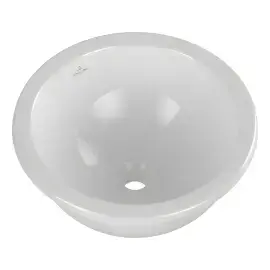 Умивальник Loop & Friends Villeroy & Boch 4A5201R1 Alpine White CeramicPlus — вид ззаду