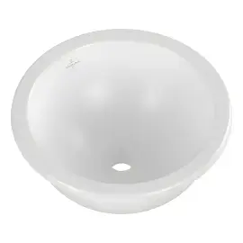 Умивальник Loop & Friends Villeroy & Boch 4A5201RW Stone White CeramicPlus — вид ззаду