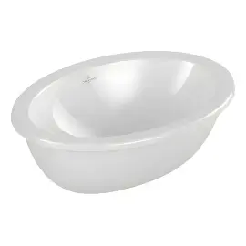 Умивальник Loop & Friends Villeroy & Boch 4A540101 Alpine White — вид на білому тлі