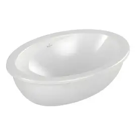 Умивальник Loop & Friends Villeroy & Boch 4A550101 Alpine White — вид на білому тлі