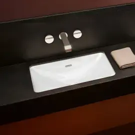 Умивальник Loop & Friends Villeroy & Boch 4A570001 Alpine White — вид спереду