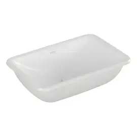 Умивальник Loop & Friends Villeroy & Boch 4A5701RW Stone White CeramicPlus — вид на білому тлі