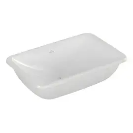 Умивальник Loop & Friends Villeroy & Boch 4A6501R1 Alpine White CeramicPlus — вид на білому тлі