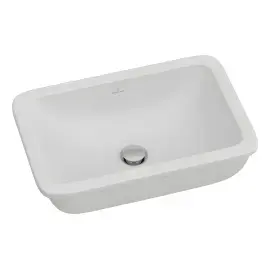 Умивальник Loop & Friends Villeroy & Boch 616300R1 Alpine White CeramicPlus — вид на білому тлі