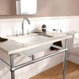 Умивальник Loop & Friends Villeroy & Boch 616300R1 Alpine White CeramicPlus — вид спереду