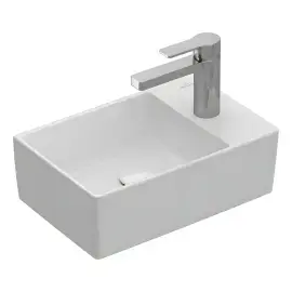 Умивальник Memento 2.0 Villeroy & Boch 43234G01 Alpine White — вид на білому тлі