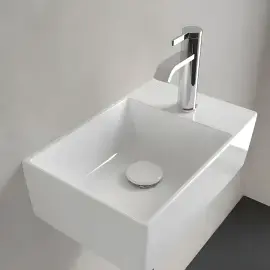 Умивальник Memento 2.0 Villeroy & Boch 43234G01 Alpine White — ракурс 3/4