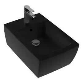 Біде Memento 2.0 Villeroy & Boch 443300S5 Ebony CeramicPlus — вид на білому тлі