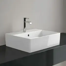 Умивальник Memento 2.0 Villeroy & Boch 4A075001 Alpine White — вид ззаду