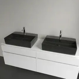 Умивальник Memento 2.0 Villeroy & Boch 4A0760S5 Ebony CeramicPlus — вид всередину