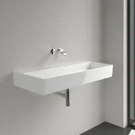 Умивальник Memento 2.0 Villeroy & Boch 4A221F01 Alpine White — бічний ракурс